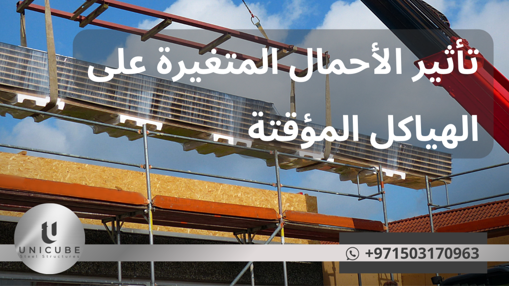 يستعرض هذا المقال تأثير الأحمال المتغيرة على تصاميم الهياكل المؤقتة، ويشمل أنواع الأحمال البيئية والاستخدامية والطارئة، واستراتيجيات التصميم المرن والمتكيف والمقاوم. يقدم أمثلة تطبيقية على السقالات والمنصات والخيام الكبيرة، مع عرض للتقنيات الحديثة في المحاكاة والمراقبة، والاعتبارات الاقتصادية والقانونية لضمان سلامة وكفاءة هذه الهياكل.