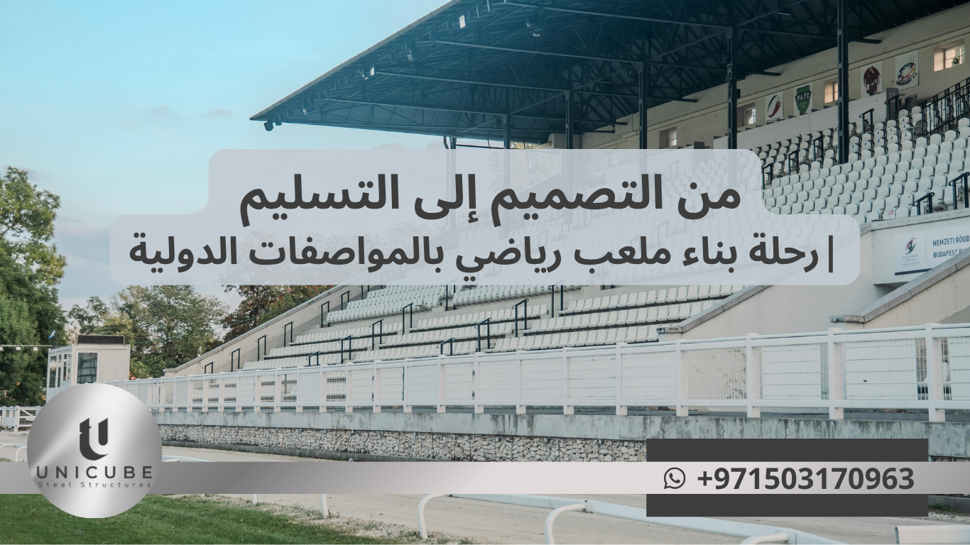 من التصميم إلى التسليم: رحلة بناء ملعب رياضي بالمواصفات الدولية